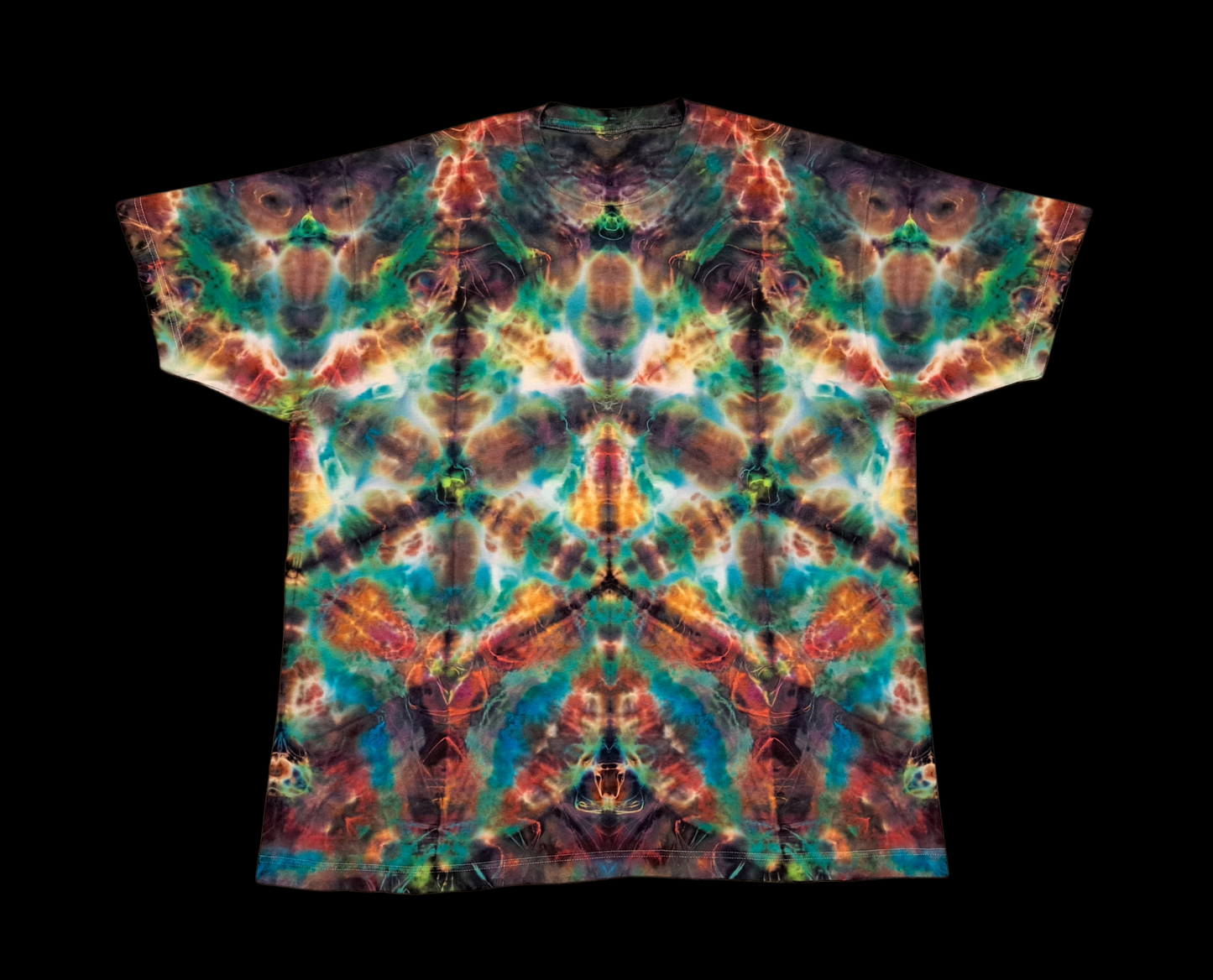 1631 X-Large Soft Cotton Tie Dye T Shirt