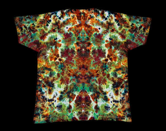 1502 Large Soft Cotton Tie Dye T Shirt