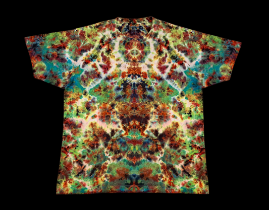 1506 Large Soft Cotton Tie Dye T Shirt