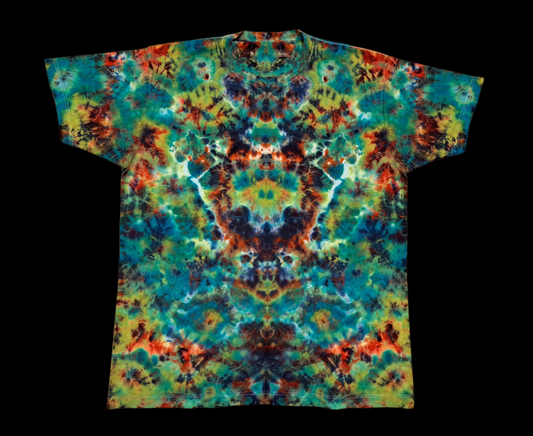 1520 Large Soft Cotton Tie Dye T Shirt