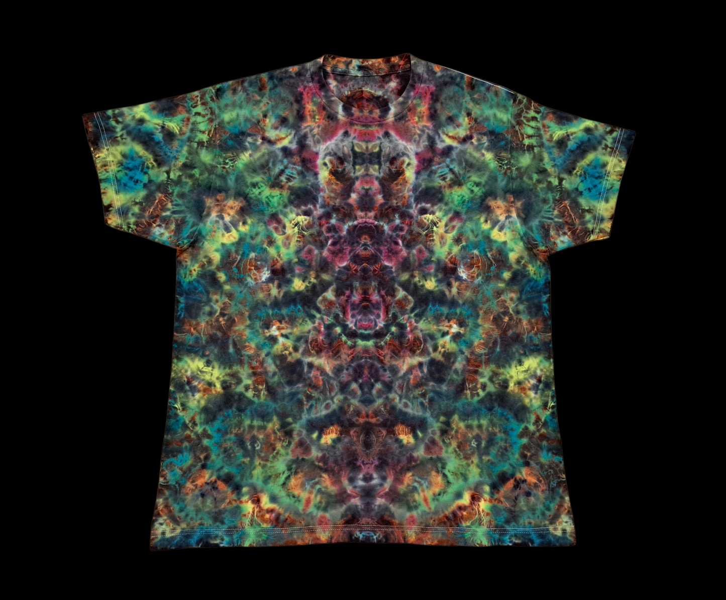 1665 Large Soft Cotton Tie Dye T Shirt