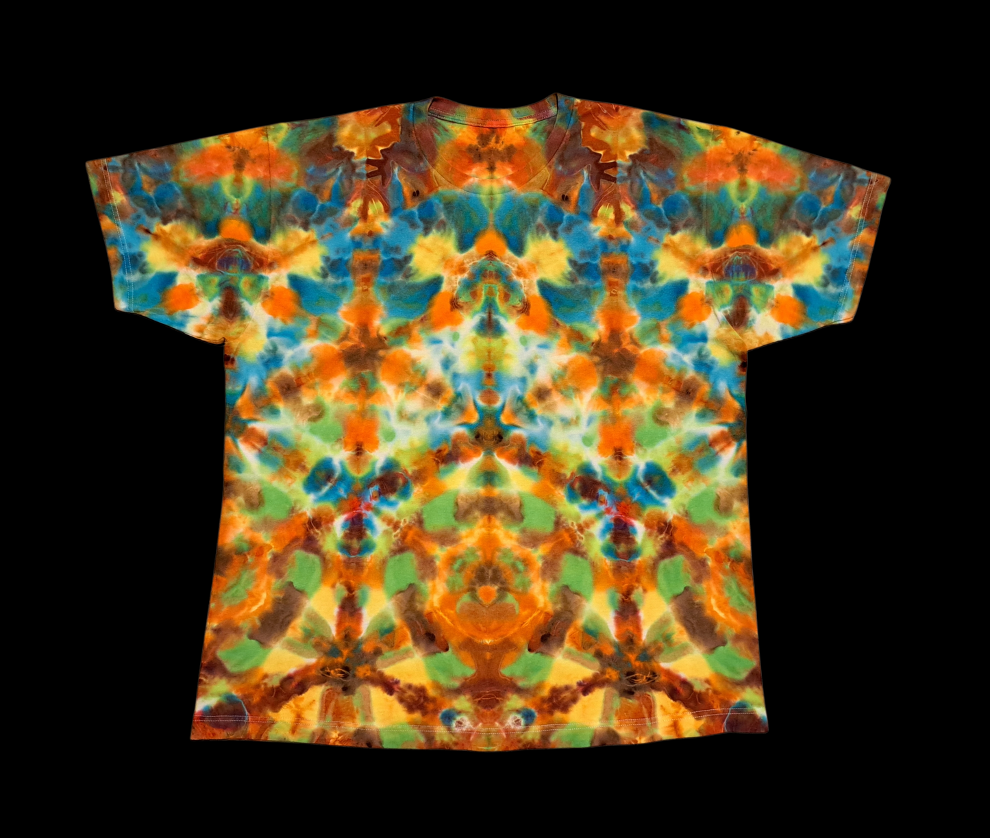 1696 X-Large Soft Cotton Tie Dye T Shirt