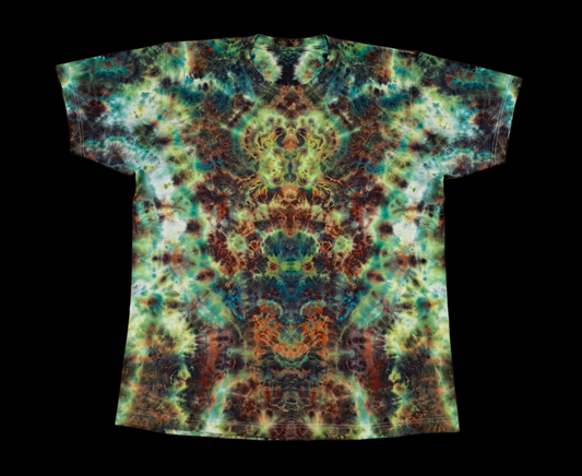 1526 Large Soft Cotton Tie Dye T Shirt