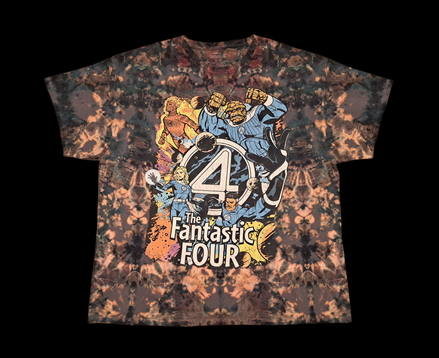 1642 X-Large Soft Cotton Tie Dye T Shirt
